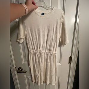 Off white cotton dress